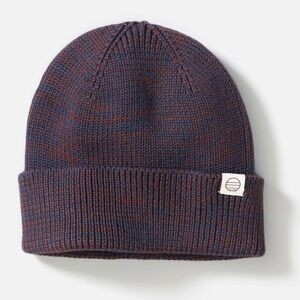 🆕 NWT Marine Layer Inverness Beanie in navy/red